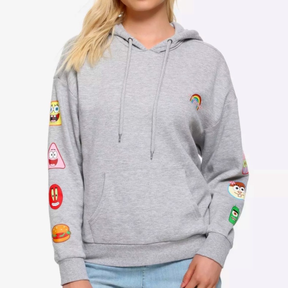 NWT SpongeBob SquarePants Character Icons Hoodie